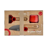 Zestaw kuchenny Opinel dla dzieci Le Petit Chef czerwony