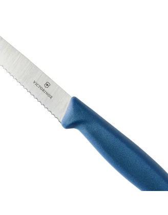 Nóż Victorinox Swiss Classic 6.7232.C1 ząbkowany niebieski - imag24.pl