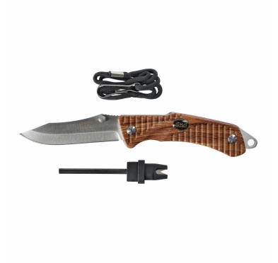 Nóż składany Eka Swede 9 Wood - Sandvik 12C27, G-10 | imag24.pl