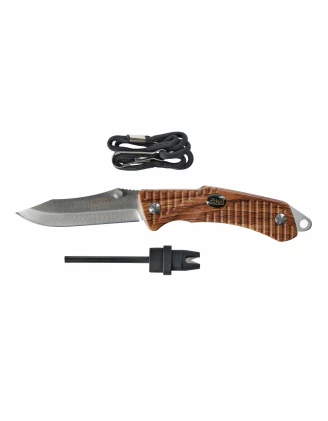 Nóż składany Eka Swede 9 Wood - Sandvik 12C27, G-10 | imag24.pl