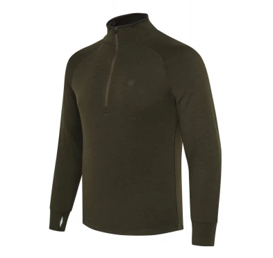 Sweter Beretta Glider Merino Half Zip Zielony | Termoaktywny | imag24.pl