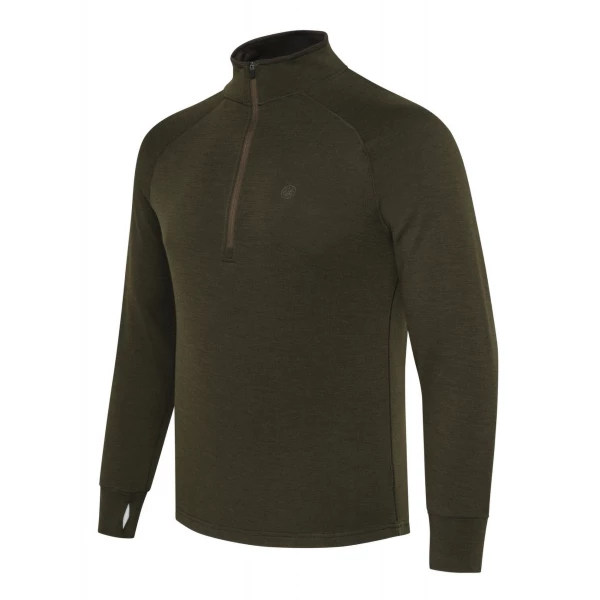 Sweter Beretta Glider Merino Half Zip Zielony