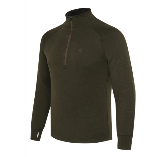 Sweter Beretta Glider Merino Half Zip Zielony | Termoaktywny | imag24.pl