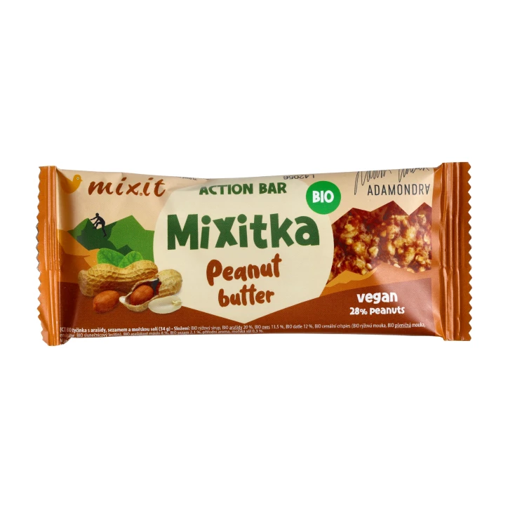 Mixit Mixitka Action BIO Peanut Butter - Baton Energetyczny 34g