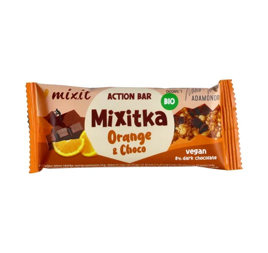 Mixitka Mixit Action BIO Pomarańcza-Czekolada 34g | imag24.pl