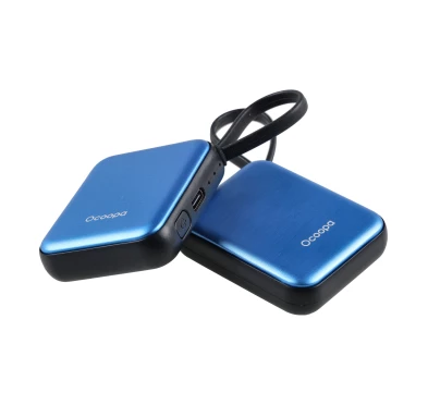 Ocoopa UT5 Nano – Elektroniczny ogrzewacz do rąk, jasnoniebiesko-czarny (2 szt.)