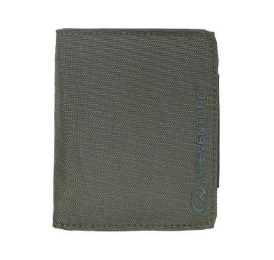 Portfel antykradzieżowy Lifeventure Recycled RFiD Wallet - olive
