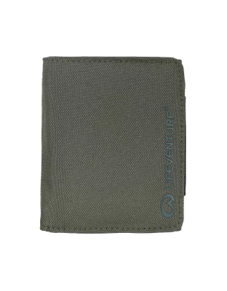 Portfel antykradzieżowy Lifeventure Recycled RFiD Wallet - olive