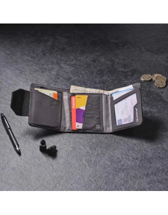 Portfel antykradzieżowy Lifeventure Recycled RFiD Wallet - olive