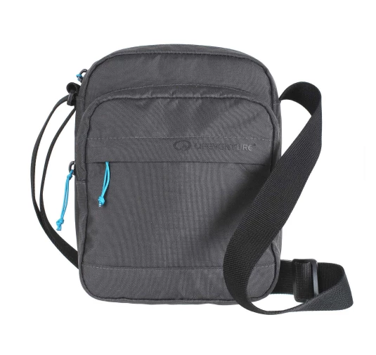 Saszetka antykradzieżowa Lifeventure Recycled RFiD Shoulder Bag Grey - imag24.pl