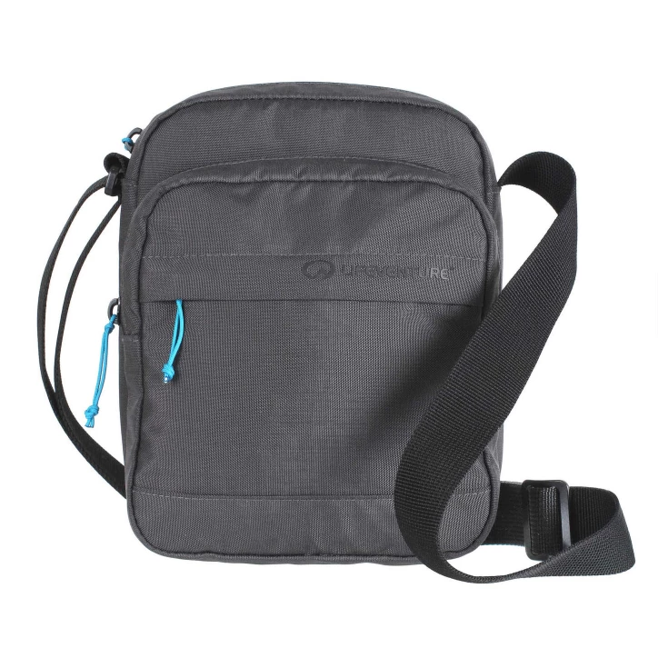 Saszetka antykradzieżowa Lifeventure Recycled RFiD Shoulder Bag Grey - imag24.pl