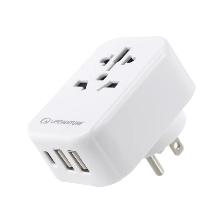 Lifeventure USA Travel Adaptor USB-A+USB-C – Adapter Podróżny do USA