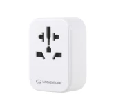 Lifeventure USA Travel Adaptor USB-A + USB-C Biały