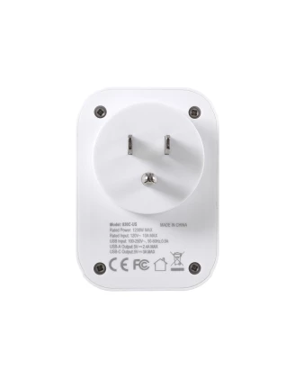 Lifeventure USA Travel Adaptor USB-A+USB-C – Adapter Podróżny do USA