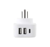 Lifeventure USA Travel Adaptor USB-A + USB-C Biały