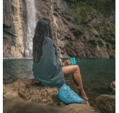 Ręcznik turystyczny Lifeventure Recycled SoftFibre Trek Towel XL Szary Ręcznik turystyczny Lifeventure Recycled SoftFibre Trek Towel XL Szary