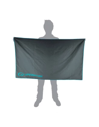 Lifeventure Ręcznik Turystyczny SoftFibre Trek Giant Szary | imag24.pl