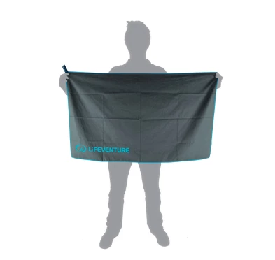 Ręcznik Lifeventure Recycled SoftFibre Trek Towel Large Szary