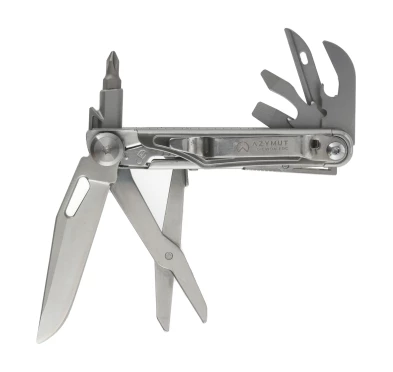 Multitool Azymut Giewon FS - 8 funkcji, stal nierdzewna | imag24.pl