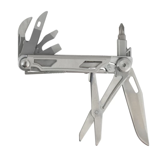 Multitool Azymut Giewon FS - 8 Funkcji, Stal Nierdzewna, Etui