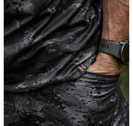 Koszulka z krótkim rękawem Harkila Noctyx Camo AXIS MSP®Black / black L