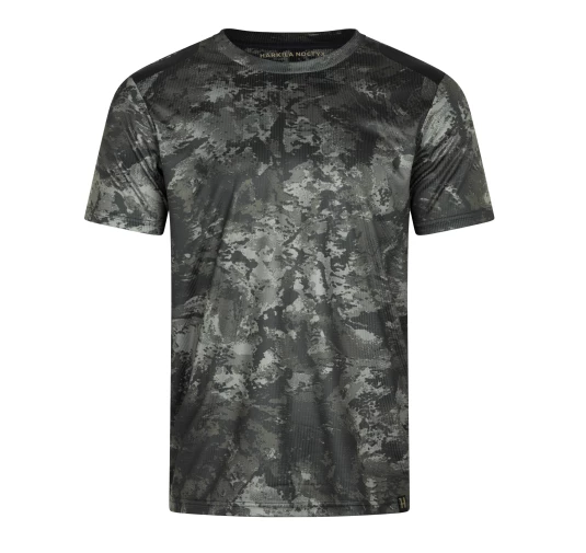 Koszulka z krótkim rękawem Harkila Noctyx Camo AXIS MSP®Black / black 2XL