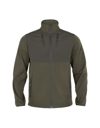 Kurtka softshell Harkila Scandinavian Willow green / shadow brown 2XL