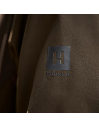 Kurtka softshell Harkila Scandinavian Willow green / shadow brown 2XL