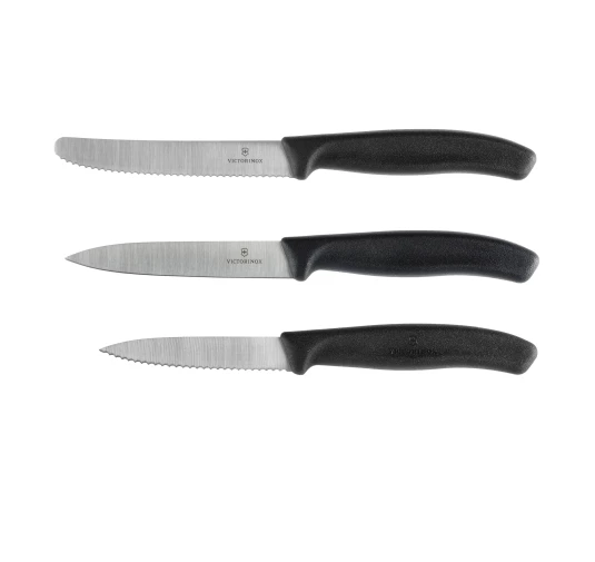 Victorinox Swiss Classic 6.7113.34 - Zestaw 3 noży kuchennych, czarny | imag24.pl
