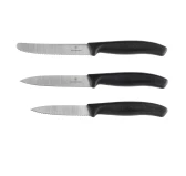 Zestaw 3 noży kuchennych Victorinox Swiss Classic 6.7113.34, czarny