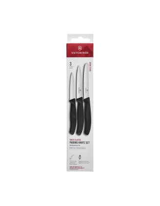 Victorinox Swiss Classic 6.7113.34 - Zestaw 3 noży kuchennych, czarny | imag24.pl