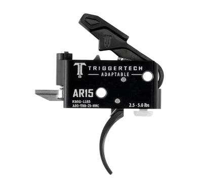 Triggertech AR15 Adaptable PVD Black Curved - Dwustopniowy Spust do AR-15