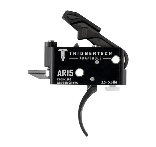 Triggertech AR15 Adaptable PVD Black Curved - Dwustopniowy Spust do AR-15