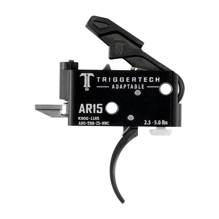 Triggertech AR15 Adaptable PVD Black Curved - Dwustopniowy Spust do AR-15