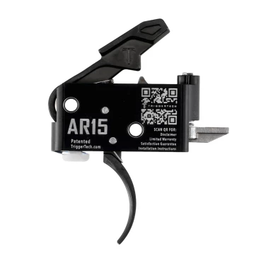 Triggertech AR15 Adaptable PVD Black Curved - Dwustopniowy Spust do AR-15