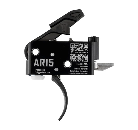 Triggertech AR15 Adaptable PVD Black Curved - Dwustopniowy Spust do AR-15