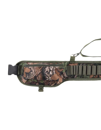 Pas Myśliwski Forsport P002 na Amunicję (15 śrutowych, 6 kulowych) z Szelkami Kamuflaż Leśny - imag24.pl