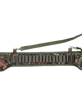 Pas Myśliwski Forsport P002 na Amunicję (15 śrutowych, 6 kulowych) z Szelkami Kamuflaż Leśny - imag24.pl