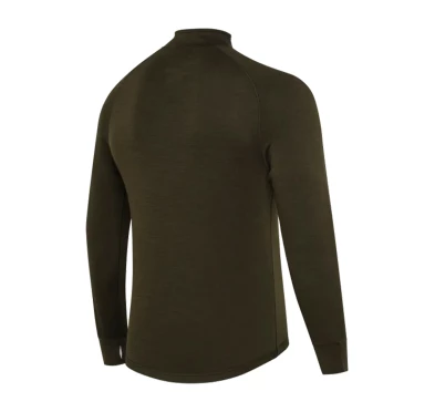 Beretta Merino Half Zip XL – Męski Sweter z Wełny Merino, Zielony