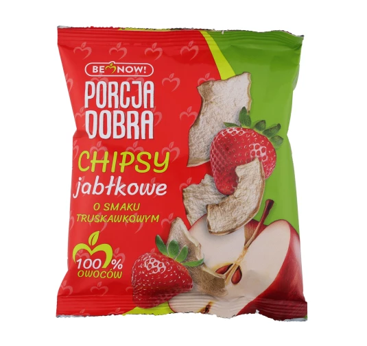 Chipsy Jabłkowe Truskawkowe Porcja Dobra 18g | Imag24.pl
