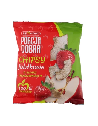 Chipsy Jabłkowe Truskawkowe Porcja Dobra 18g | Imag24.pl