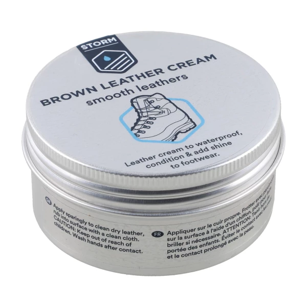 STORM Leather Cream - Brązowy krem do pielęgnacji skóry