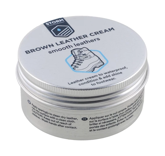 STORM Leather Cream Brązowy - Krem do Skóry, Konserwacja Obuwia | imag24.pl