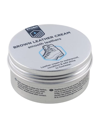 STORM Leather Cream Brązowy - Krem do Skóry, Konserwacja Obuwia | imag24.pl