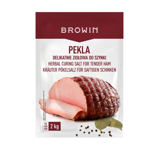 BROWIN Pekla Ziołowa do Szynki 75g – Naturalne Peklowanie Mięsa
