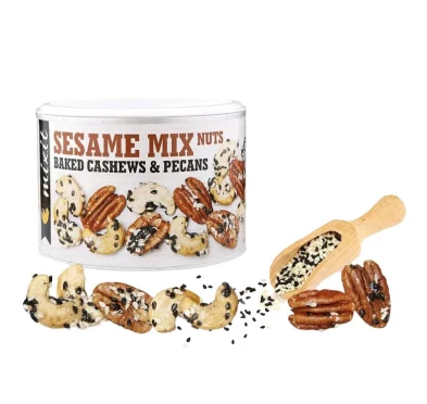 Mixit Sesame Mix Nuts 150g – Pieczone Orzechy z Sezamem i Solą Himalajską