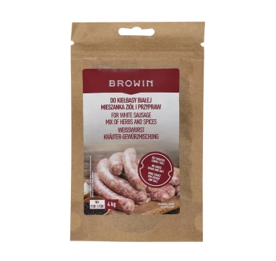 BROWIN Przyprawa do Kiełbasy Wiejskiej 20g - Naturalny Smak Domowych Wyrobów