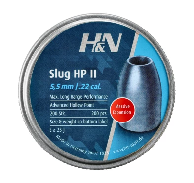 Śrut H&N Slug HP II 5,53 mm - Precyzyjny Slug do wiatrówek PCP | imag24.pl