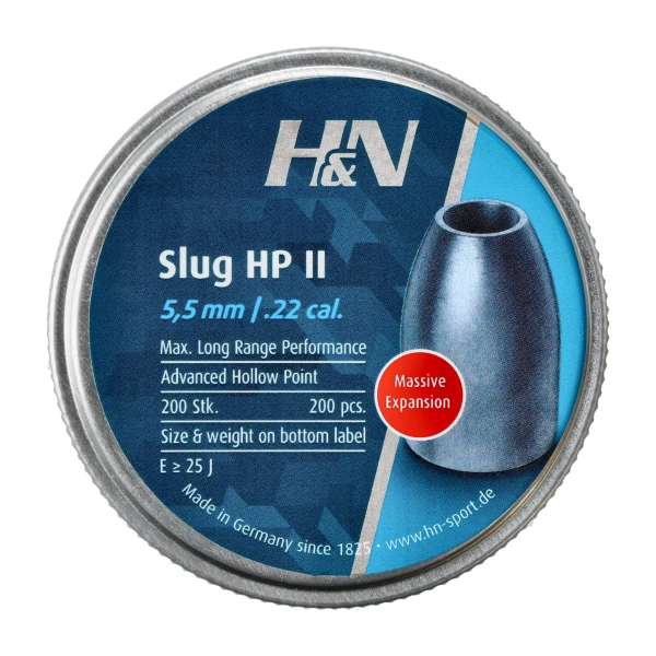H&N Slug HP II 5,53 mm - Precyzyjny śrut typu Slug (200 szt.)