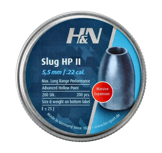 Śrut H&N Slug HP II 5,53 mm - Precyzyjny Slug do wiatrówek PCP | imag24.pl